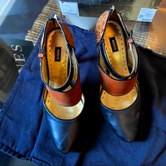 Mimco Leather Heels 39US - Picture 3 of 4
